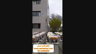 ارتفاع کاران آسمان : پیچ رولپلاک نما در ارتفاع توسط تیم متخصص و بیمه