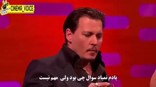 وقتی جانی دپ (Johnny Depp ) در برنامه زنده ادای ترامپ ،رییس جمهور آمریکا رو در میاره-360p