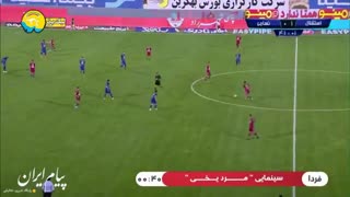 گلهای بازی استقلال 1 – نساجی مازندران 1