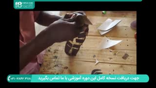 آموزش دوخت کفش مجلسی زنانه با ساده ترین روش