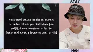 HAN & LEE KNOW - ICE AMERICANO EASY LYRICS