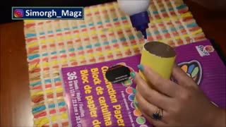 ترفند - کلیپ  مهارت استفاده از لوله های دستمال توالت - فیلم شماره ۷