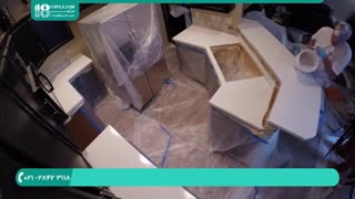 آموزش انجام کفپوش اپوکسی متالیک