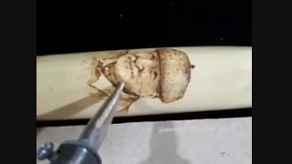 آموزش سوخته نگاری روی چوب