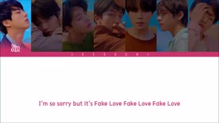 ترجمه ی اهنگ FAKE LOVE _BTS