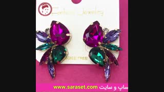گوشواره طرح جواهر