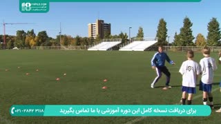 آموزش گرم کردن کودکان برای مسابقات فوتبال