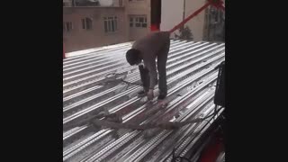 اجرای سقف عرشه فولادی