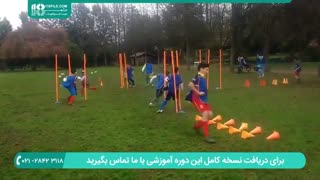آموزش تمرینات هماهنگی بدن در فوتبال کودکان