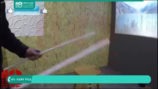 روش نصب آسمان مجازی سه بعدی  - نورپردازی سقف