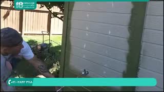 آموزش مرحله به مرحله ی رنگ آمیزی نمای بیرونی ساختمان