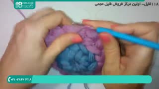 آموزش قلاب بافی ساده کلاه زیبا با دومیل