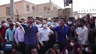 حضور چند نماینده مجلس در جمع کارگران هفت‌تپه، بعد از ۴۹ روز اعتراض