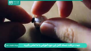 آموزش ساخت جاسوئیچی عروسک خمیری گاو