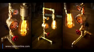 ساخت چراغ مطالعه با استفاده از لوله واتصالات