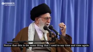 Ayatollah Khamenei: With such rhetoric, is it possible to be optimistic about U.S. authorities?