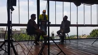 پشت صحنه ی اجرای ناصر عباسی