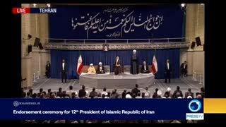 Endorsement ceremony for 12th  President of Islamic Republic of Iran