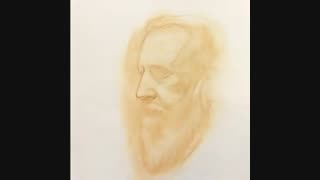 طراحی پرتره با گچ پاستل و مداد - تکنیکی