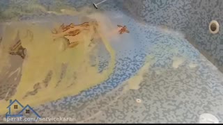 اسیدشویی استخر خانگی - مرحله اجرا