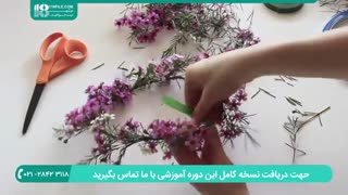 گل آرایی _ روش درست کردن تاج گل به روشی ساده