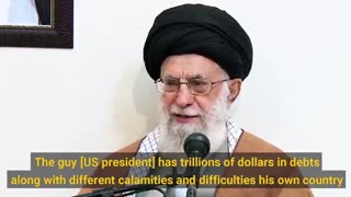 U.S. talks nonsense for the Iranian people while it’s sinking in debts