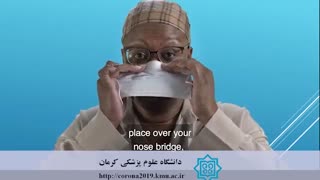 نحوه صحیح گذاشتن و برداشتن ماسک طبق توصیه WHO