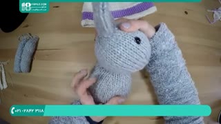 بافت عروسک خرگوش بانی با قلاب و کاموا