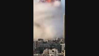 تصاویری وحشتناک از انفجار شدید بیروت
