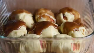 شیرینی دامپلینگ هلو