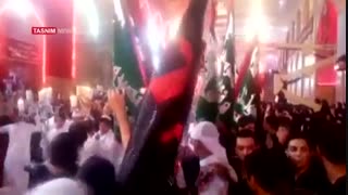 همسفر با زائران کوی عشق / مرثیه خوانی برای حضرت علی اکبر در حرم امام حسین(ع) /