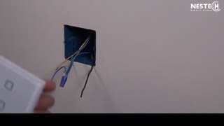 نحوه نصب کلید لمسی هوشمند نستک در قوطی برق