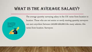 Quantity Surveyor Salary