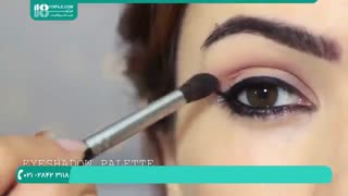 آموزش خودآرایی چشم و میکاپ صورت دخترانه