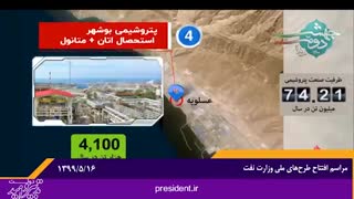 گزارش وزیر نفت از اقدامات، دستاوردها و برنامه های وزارتخانه نفت در دولت تدبیر و امید
