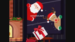 طراحی موشن گرافیک - کریسمس