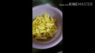 سرخ کردن سیب زمینی