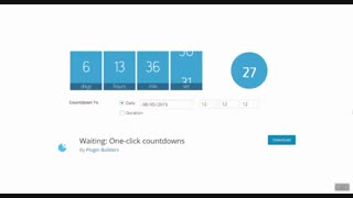 ساخت و ایجاد تایمر در وردپرس با افزونه Waiting: One-click countdowns
