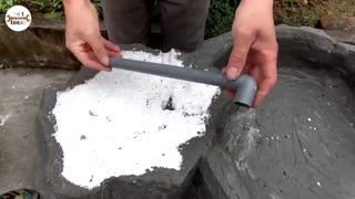 ویدئو آموزش ساخت آبنما با سیمان و یونولیت