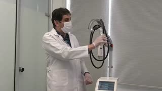 دستگاه رادیو فرکوئنسی برای رفع افتادگی صورت