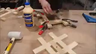 لوستر چوبی دست ساز