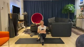 تمرین زانو چرخشی