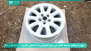ترمیم و تعمیر چرخ و رینگ با خراش خودرو