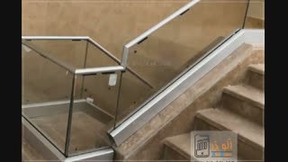 نرده شیشه ای (هندریل شیشه ای - جان پناه شیشه ای) نمونه کار شرکت الودر ۵