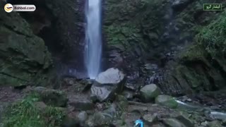 آبشار گزو | تماشای آبشار ۵۳ متری! بعد از مسیری خارق العاده