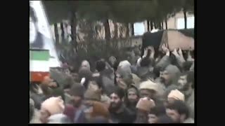 تشییع ۶ شهید در فردوس ۲۵ بهمن ۱۳۶۴