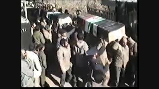 بزرگترین تشییع شهدا در فردوس دیماه۱۳۶۵ درمان ریزش مو