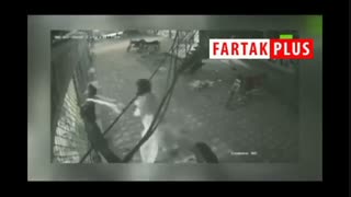 نجات مغازه‌دار برق گرفته پاکستانی با دستمال