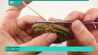 بافت عروسک بابانوئل با کاموا برای کریسمس