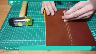 وسایل لازم برای دوخت کیف پول چرمی مردانه